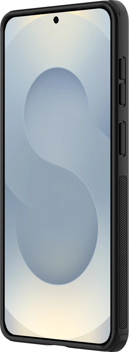 Mbështjellës Nillkin Super Frosted Shield Pro për Samsung Galaxy S26, TPU+PC, teksturë mat, e zezë transparente