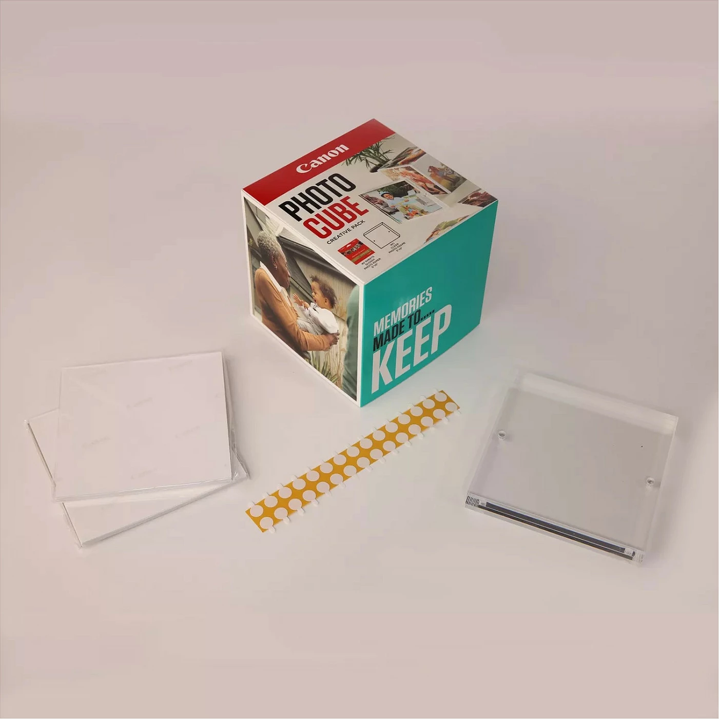 Set foto kub Canon Photo Cube Creative Pack PP-201, 13x13 cm, 40 fletë glossy, blu