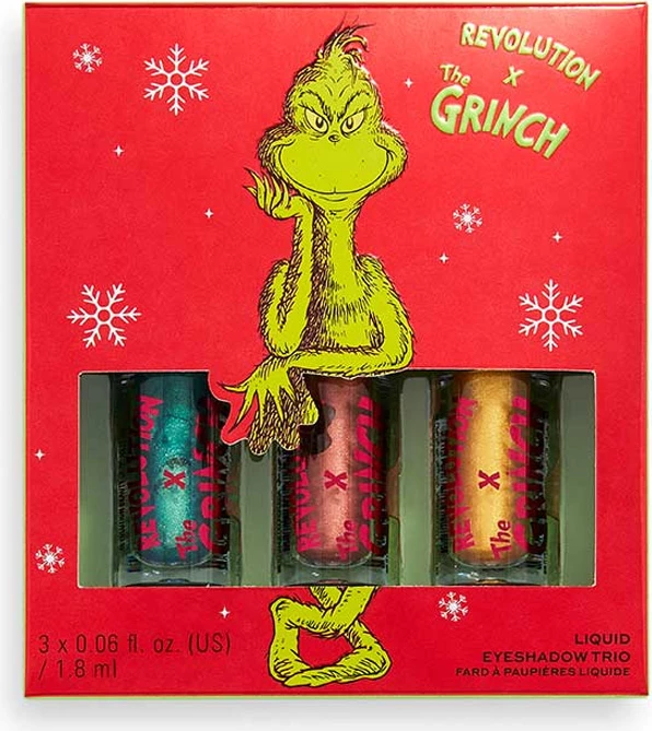 The Grinch x Revolution - Liquid Eyeshadow Set Don't Give a Grinch