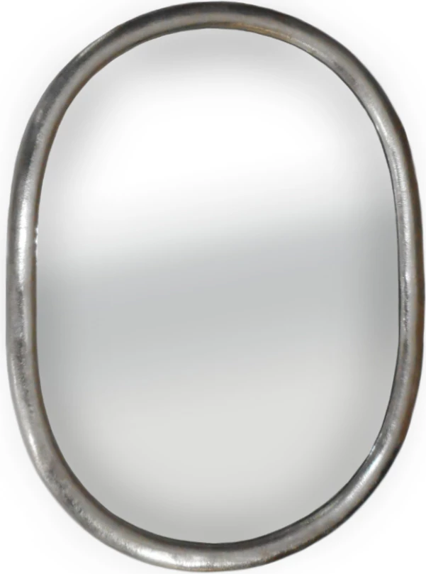 Pasqyrë muri Liscio, ngjyrë argjendi matte, 71x4x53