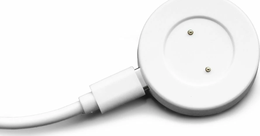 Karikues wireless Hurtel për smartwatch Huawei, magnetik, USB-C, kabllo USB-A–USB-C 1m, i bardhë