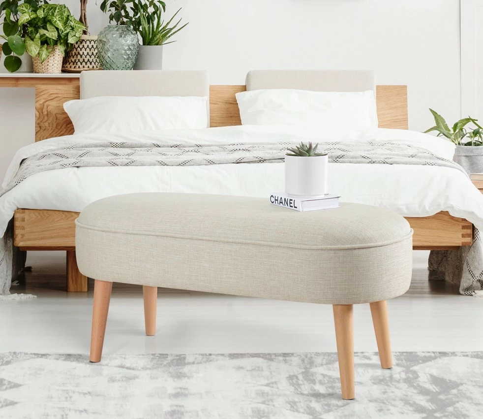 Puf Atelier del Sofa, Lednok, krem
