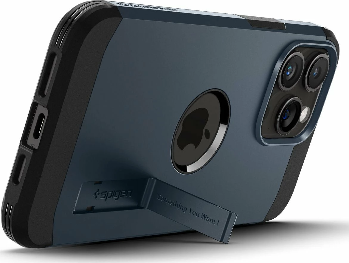 Mbështjellës Spigen Tough Armor MagSafe ACS06595 për iPhone 15 Pro Max, Metal Slate