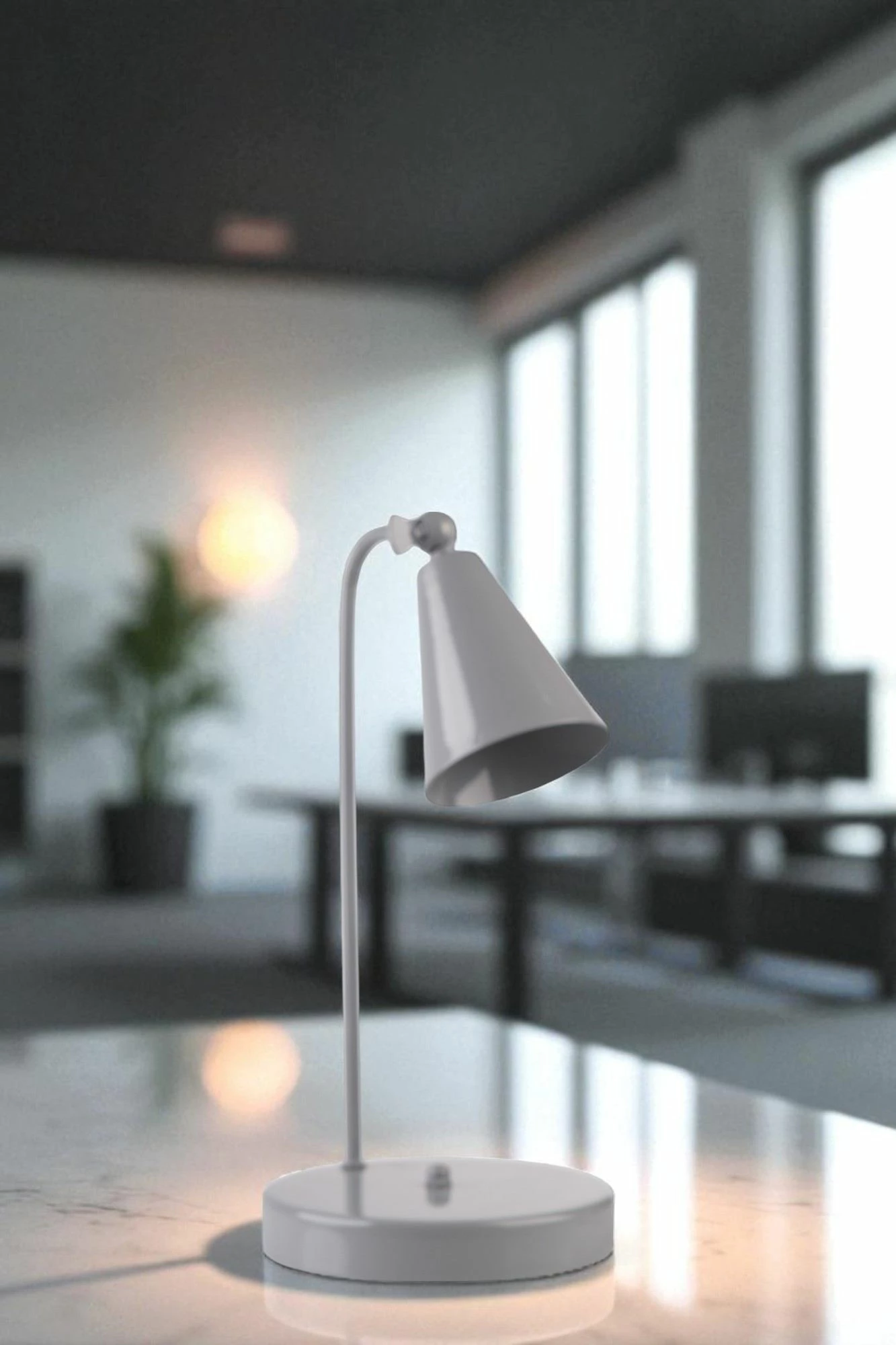 Llambë tavoline Opviq, ngjyrë gri, 8895-4