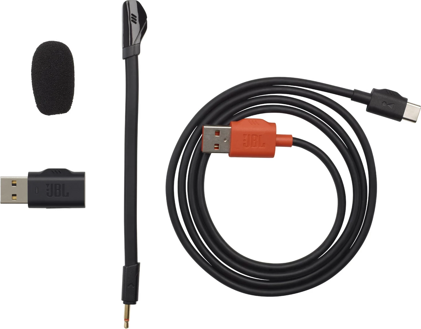 Kufje JBL Quantum 350 wireless gaming over-ear, të zeza, me mikrofon të shkëputshëm