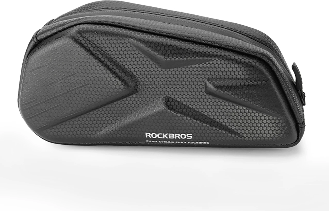 Çantë biçiklete Rockbros 3012011501, 1.4L, e zezë, për tub të sipërm