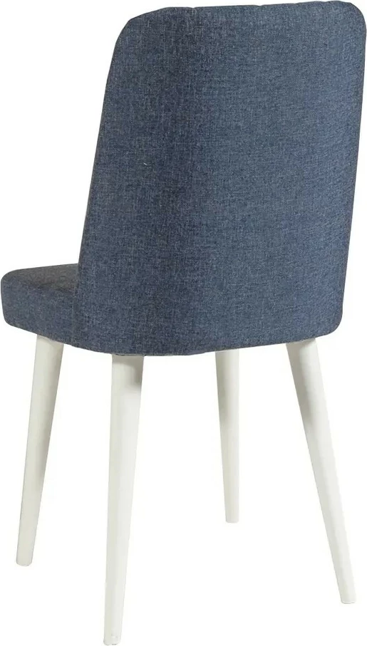 Set tavoline me karrige të zgjatshme (3 copë), Skye Decor, Vina 1048, e bardhë, blu e errët