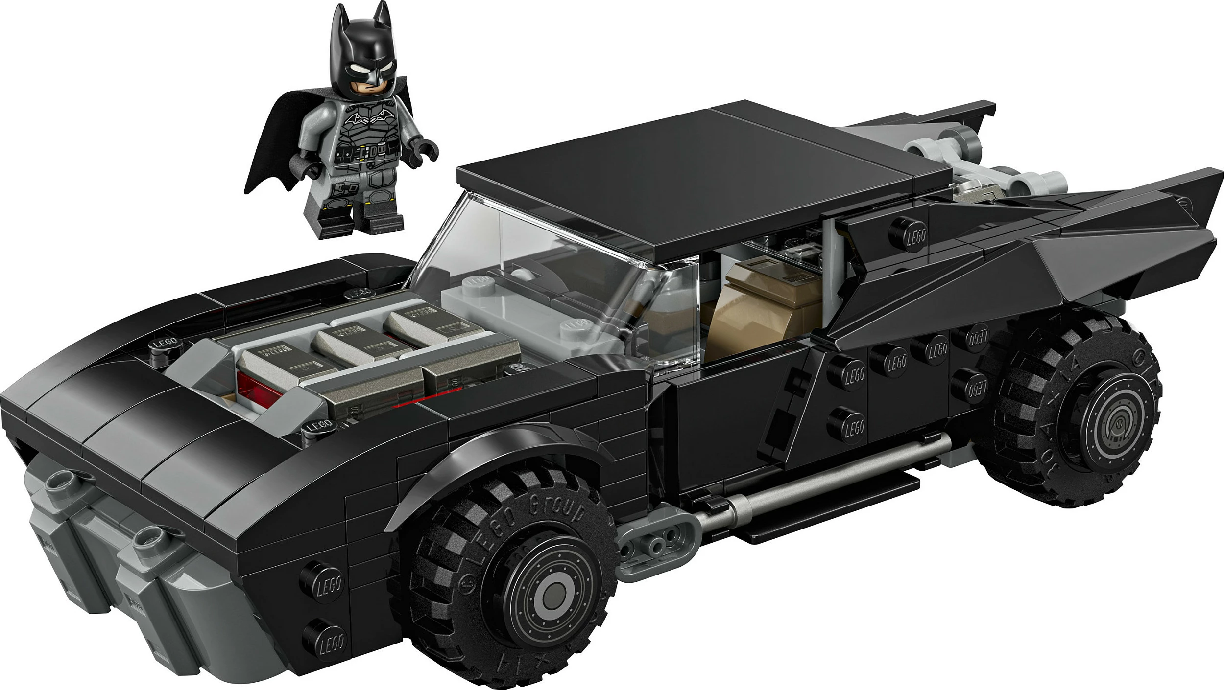 Set ndërtimi LEGO DC Super Heroes 76332 The Batman Batmobil, 330 copë, 9+ vjeç, shumëngjyrësh