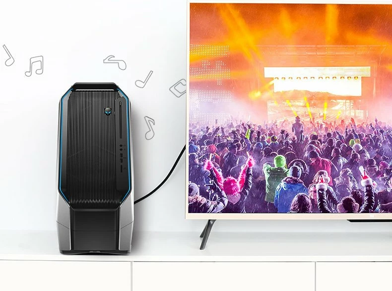 Kabllo Ugreen DisplayPort në HDMI, 2m, 4K, e zezë (DP101 10202)
