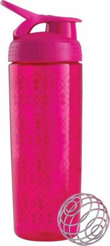 Shishe sportive BlenderBottle SportMixer Geo Lace 820ml, rozë