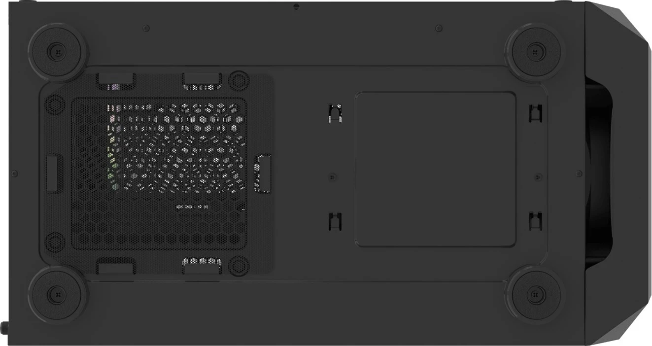 Kasë FURY Shobo SH4 RGB Midi Tower, E zezë