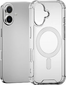 Mbështjellës 4smarts 541182, Apple, iPhone 16, 15.5 cm (6.1"), Transparent