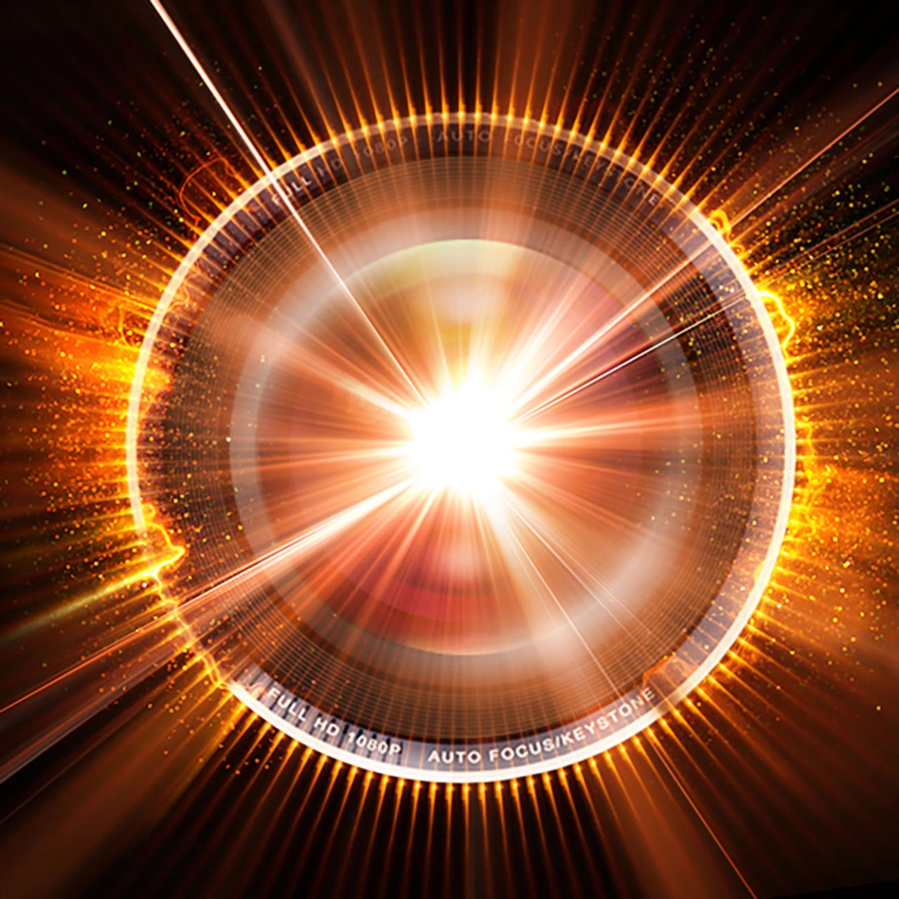 Projektor multimedial Yaber K3 Pro me JBL altoparlantë dhe subwoofer, FullHD 1080p, i zi