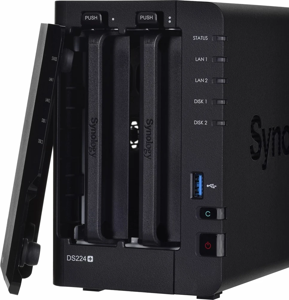 Server për Ruajtje Synology DiskStation DS224+, Desktop Ethernet LAN