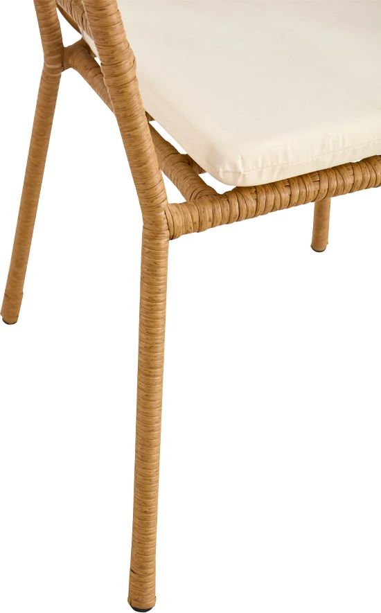 Karrige Surabaya, natyrale, e bardhë, 59x56x77.5 cm