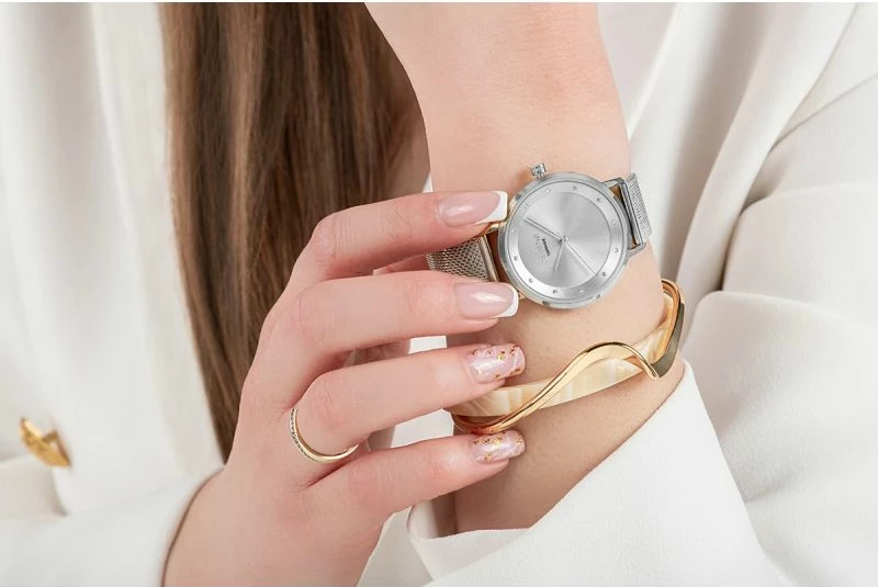 Orë dore femrash Giewont GW4130-B1, argjend