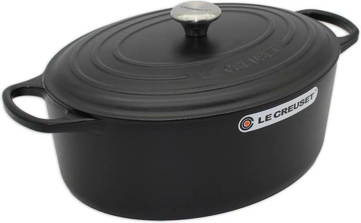 Tavë pjekjeje ovale Le Creuset Signature 35 cm, e zezë
