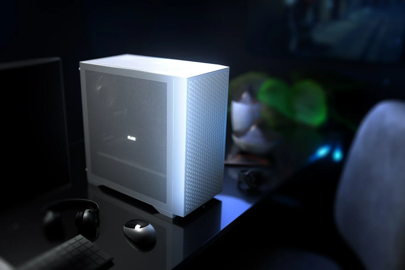 Kasë LOGIC DART PRO MINI USB-C PC, Bardhë