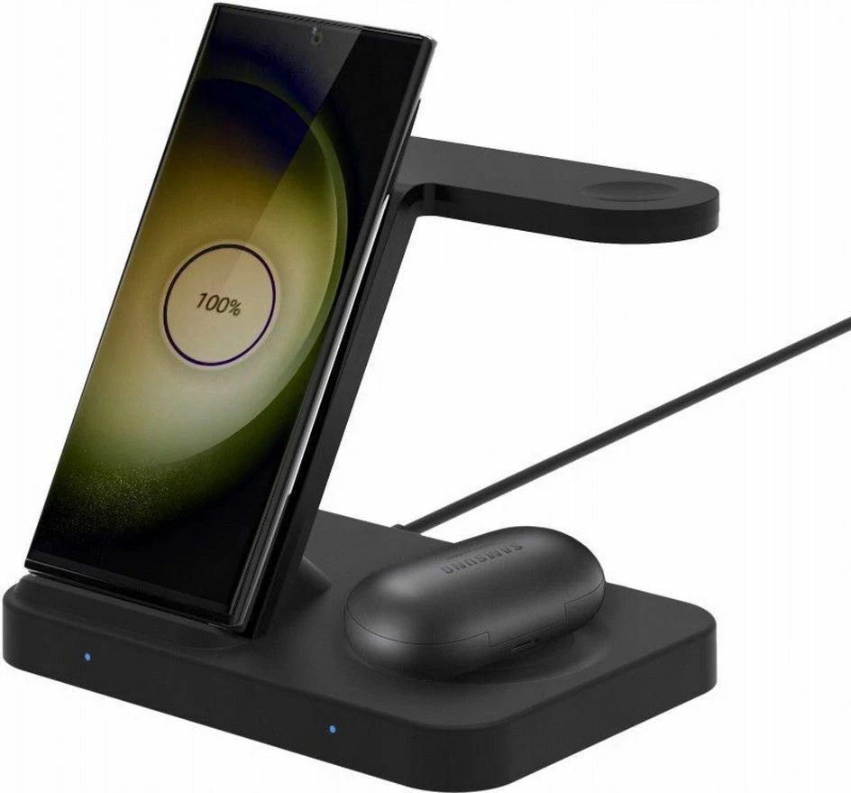 Karikues wireless 3-në-1 Tech-Protect QI15W-A37, 15W, i zi