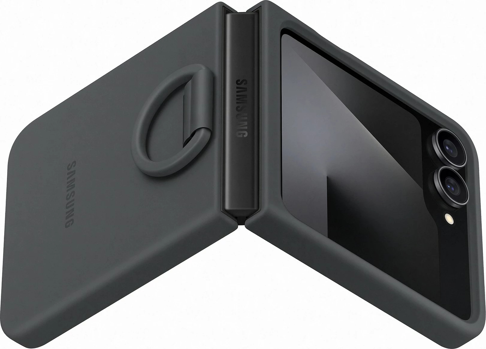 Mbështjellës silikoni Samsung Galaxy Flip7 FE i zi