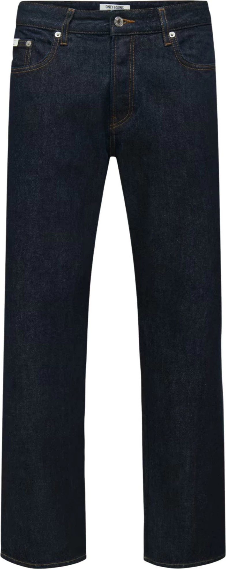 Xhinse për meshkuj Only & Sons ONSEDGE Straight Rinse 4942, denim blu e errët [Madhësia: W33 L34]