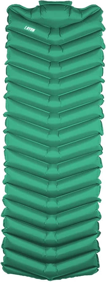 Dyshek kampingu LayOn LAYON 188 x 65 x 7 cm, AirFlow, R-value 1.4, jeshile