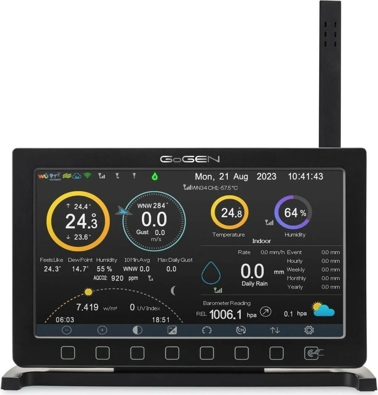 Stacion moti GoGEN GOG-ME7900, WiFi, LED, i zi