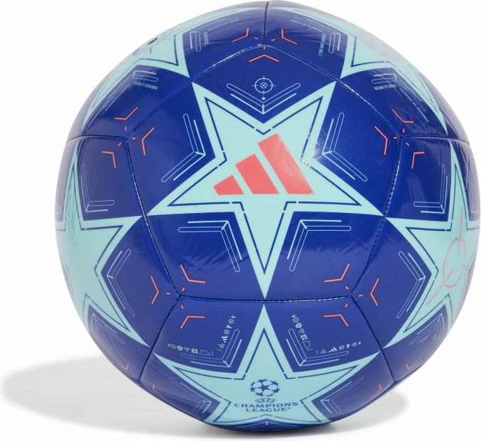 Top futbolli adidas, i kaltër [Madhësia: 5]