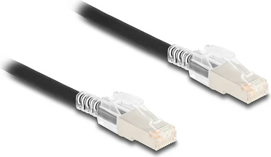 Kabllo rrjeti DeLOCK Cat6a RJ45 5 m, S/FTP, me klipsa sigurie, e zezë