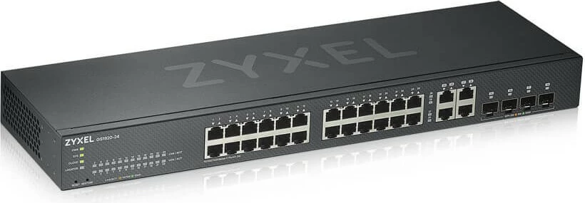Switch Zyxel GS1920-24V2, Managed, Gigabit Ethernet (10/100/1000), Rack mounting