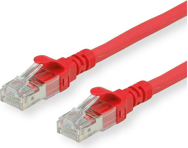 Kabllo rrjeti ROLINE 21152716, Cat6a, 7.5 m, RJ-45, U/UTP, e kuqe