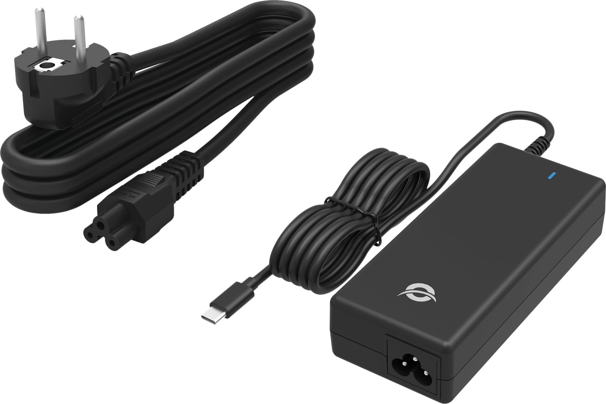 Karikues desktop USB-C PD Conceptronic OZUL03BE, 100W GaN, universal, i zi