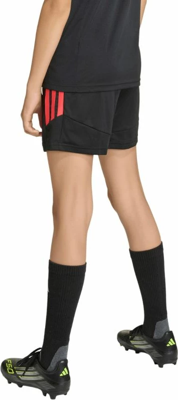 Shorce për fëmijë adidas Tiro 26 League JY7148, të zeza dhe të kuqe [Madhësia: 128 cm]
