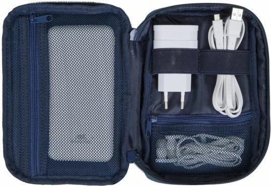 Organizer udhëtimi RIVACASE 5631, 135x185x40 mm, blu
