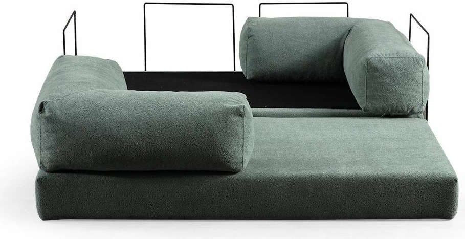 Divan-krevat dy ulëshe, ngjyrë e gjelbër, Atelier del Sofa, Via Con