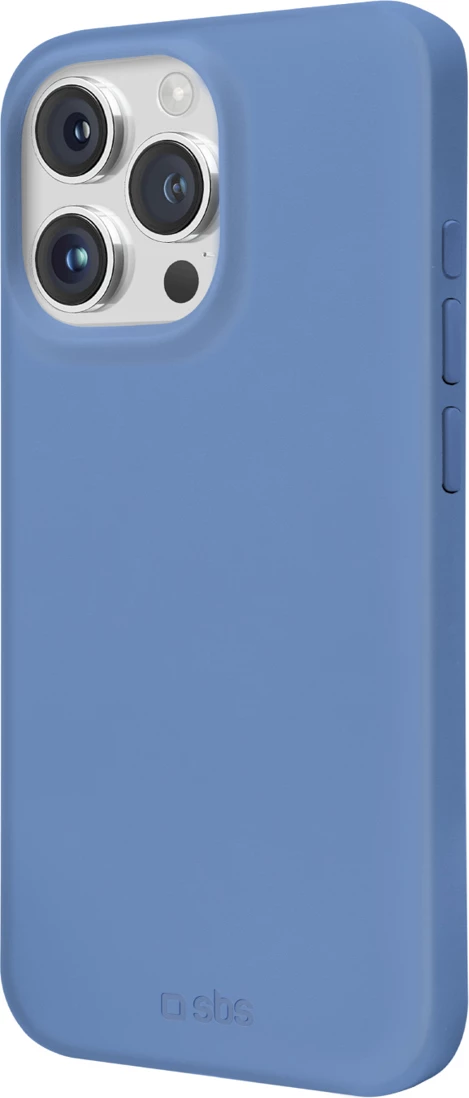 Mbështjellës SBS Instinct për iPhone 16 Pro, TPU me mikrofibër, 20 g, blu