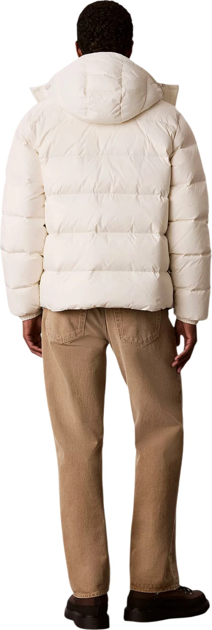 Jakne puffer për meshkuj Calvin Klein Jeans LV04RG515G, e bardhë [Madhësia: XXL]
