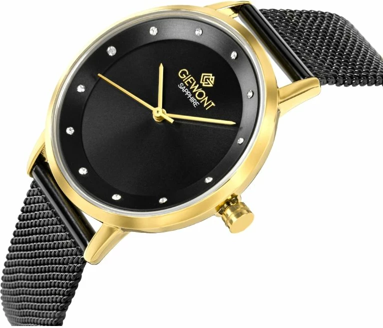 Orë dore femrash Giewont GW4130-B4, gold black