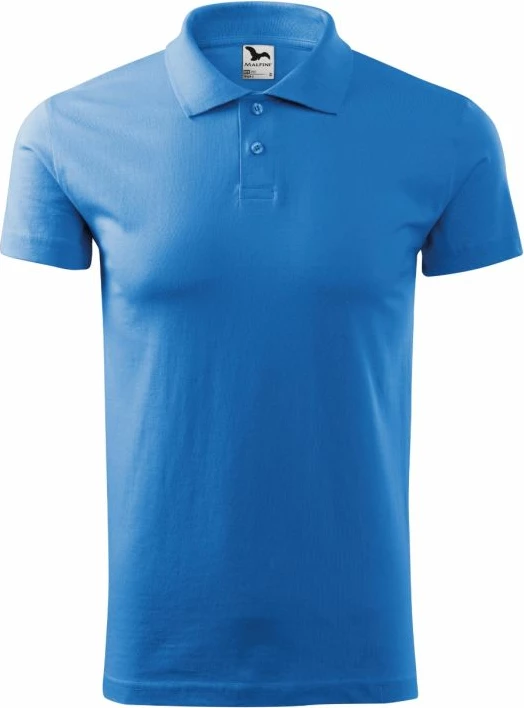 Polo maicë Malfini për meshkuj, blu [Madhësia: L]
