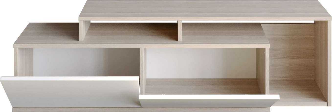 Komodë TV Hanah Home Nexera, ngjyrë Cordoba dhe e bardhë