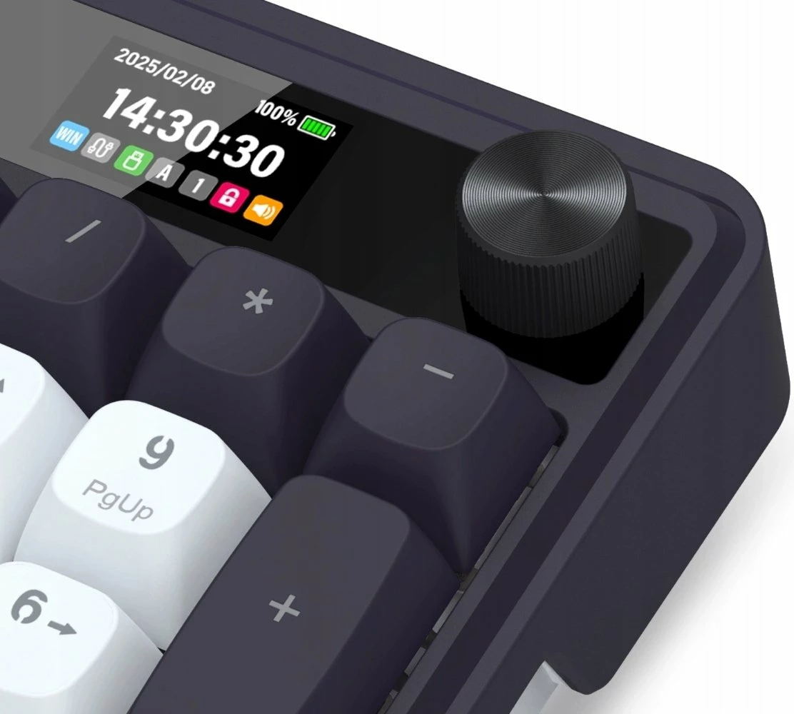 Tastierë gaming mekanike Redragon TERRAFLARE K762WB-RGB-PRO, full-size 104 taste, Bluetooth/2.4GHz/USB, RGB, hot-swap, PBT, bateri 4000mAh, QWERTY US, e zezë, set me receiver 2.4GHz