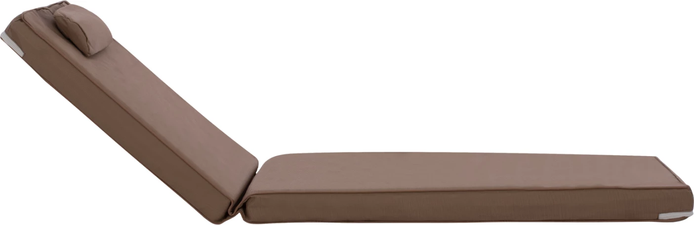 Jastëk për shezlong, Textilene, 600gr, Sifnos, moka, FH11236.04T, 196(117+1+78)x58x9 cm