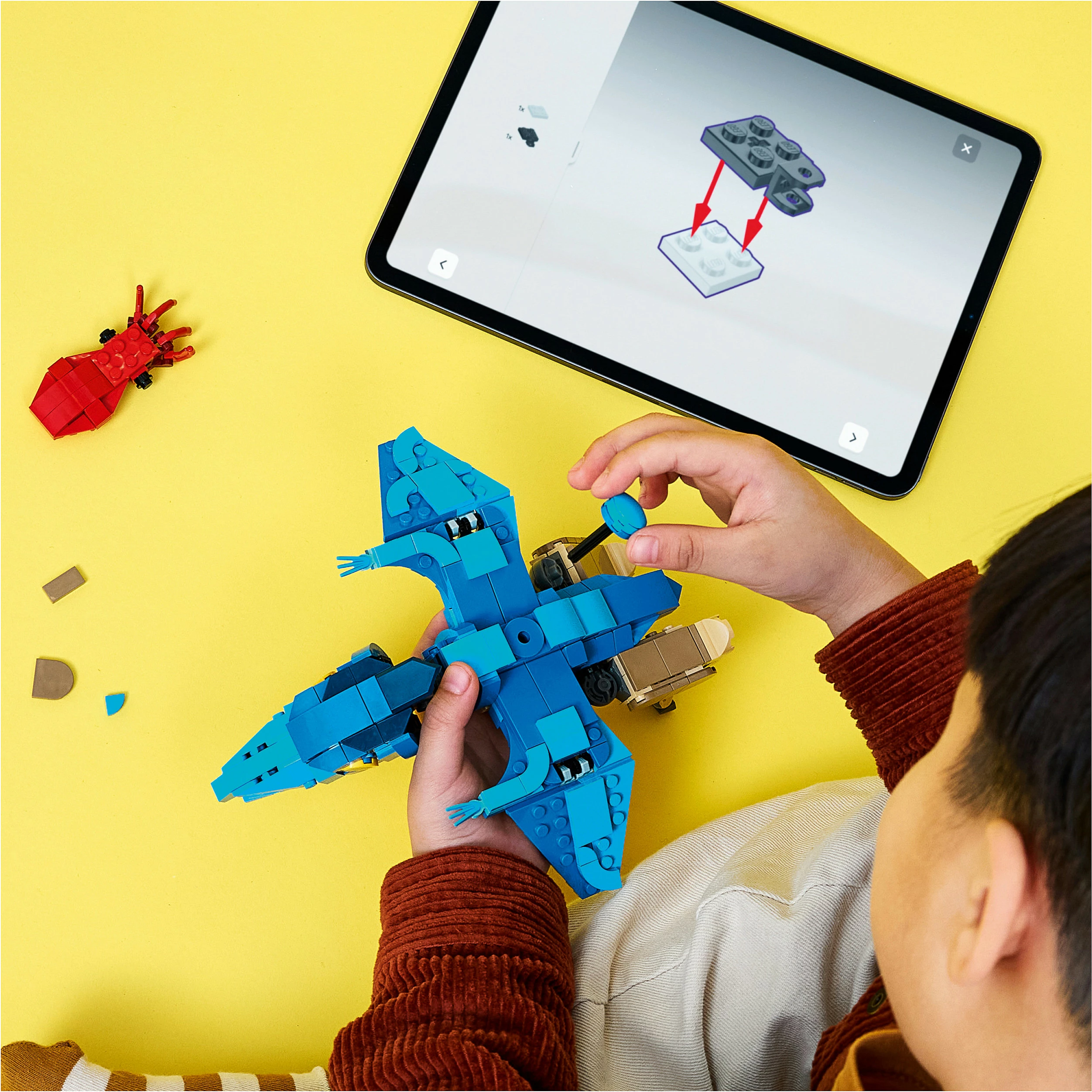 Set LEGO Jurassic World 77977 Baby Pteranodon, 373 copë, 7+, blu