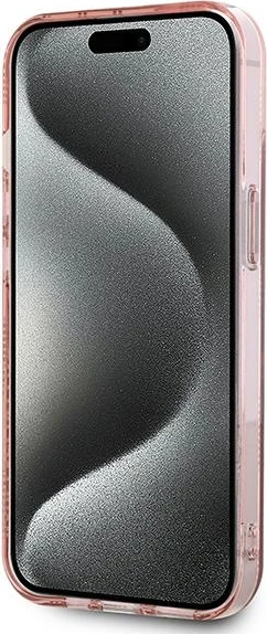 Mbështjellës Karl Lagerfeld IML Choupette Head & Monogram për iPhone 13, rozë