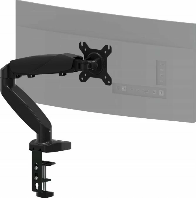 Mbajtëse tavoline për monitor Huzaro 1.2 (KG-A-HZRO-011) 15"-27", VESA 75x75/100x100, gas spring, e zezë