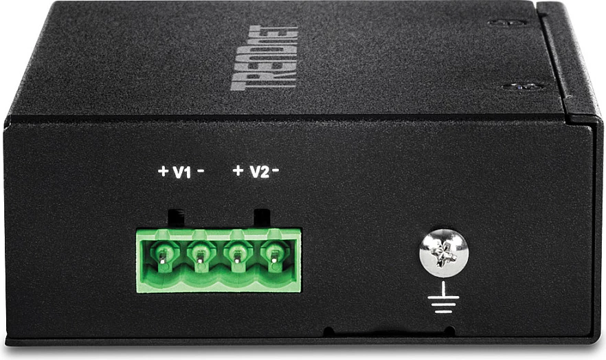 Switch industrial TRENDnet TI-PG50, 5-port Gigabit PoE+, 120W, DIN-Rail, IP30