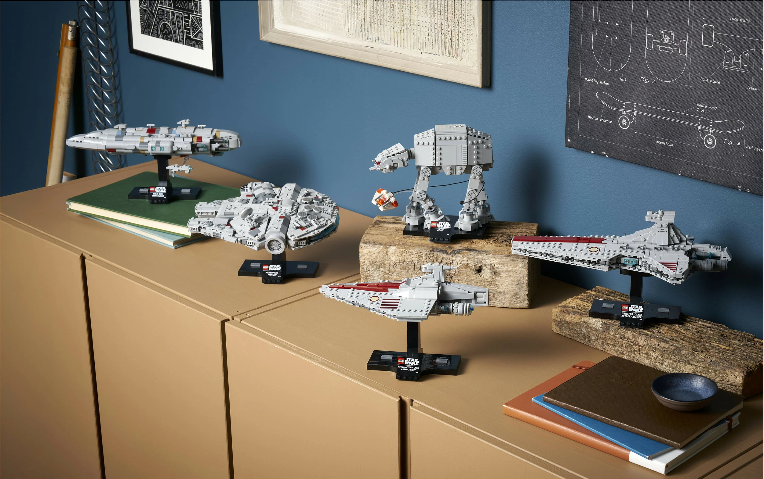 Set ndërtimi LEGO Star Wars AT-AT 75440, 525 copë, 18+, shumëngjyrësh