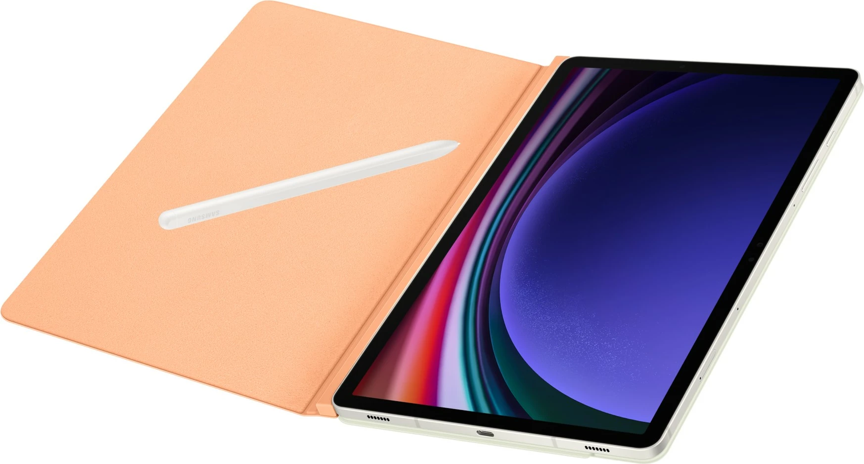 Mbështjellës folio Samsung Smart për Galaxy Tab S9, S9 FE, 11", i zi