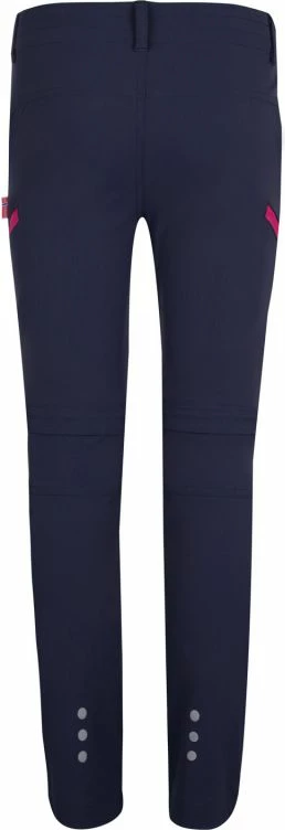 Pantallona zip-off për fëmijë Trollkids, navy/magenta [Madhësia: 128]