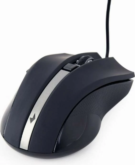 Maus, Gembird, MUS-GU-02, USB me kabllo 1.8 m, sensor G-laser 800-2400 DPI, 6 butona, dorë e djathtë, e zezë